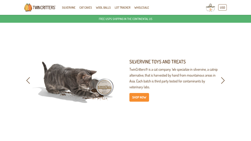 All-Natural, Wild Harvested Silvervine - TwinCritters
