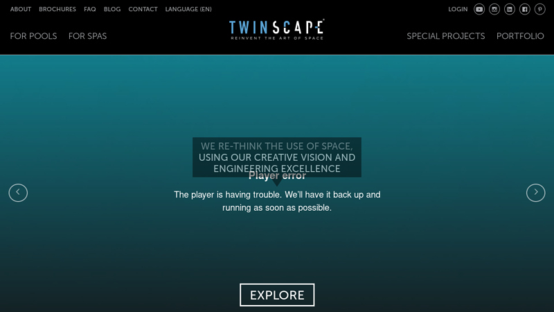 Twinscape - Manufacturers of movable floor systems for swimming pools, spas, and more. | Twinscape