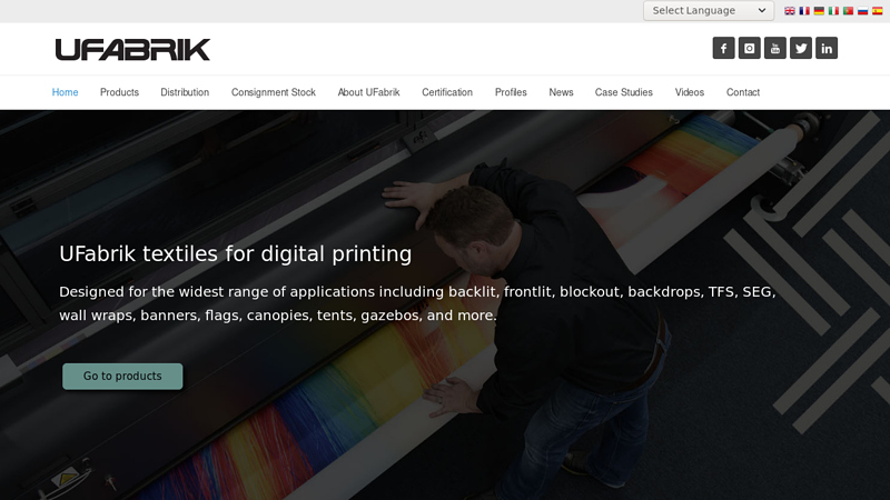 UFabrik textiles for digital printing