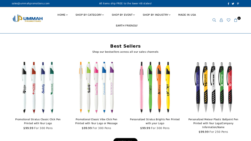 Promotional Items, Custom Marketing Products, Ummah Promotions