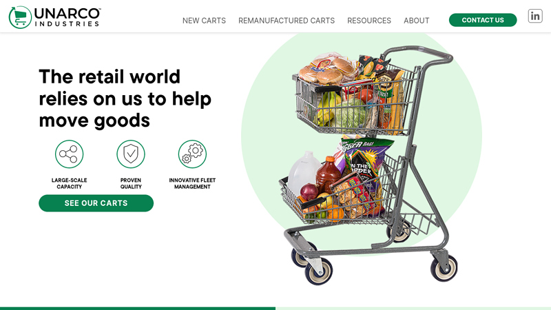Retail Shopping Carts | Shopping Cart Manufacturers | Unarco