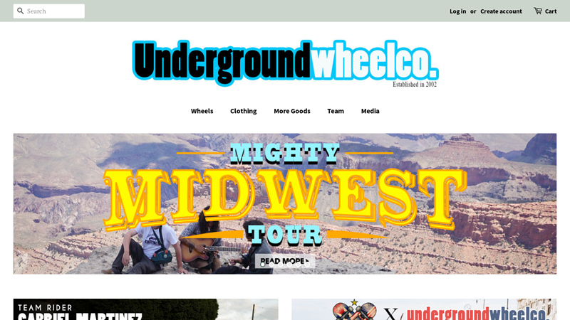 Underground Wheel Company ~ Superior Skate Products C UNDERGROUND WHEEL COMPANY