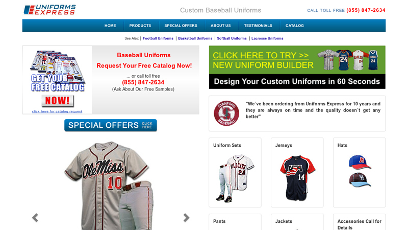 Custom Baseball Uniforms | UNIFORMS EXPRESS