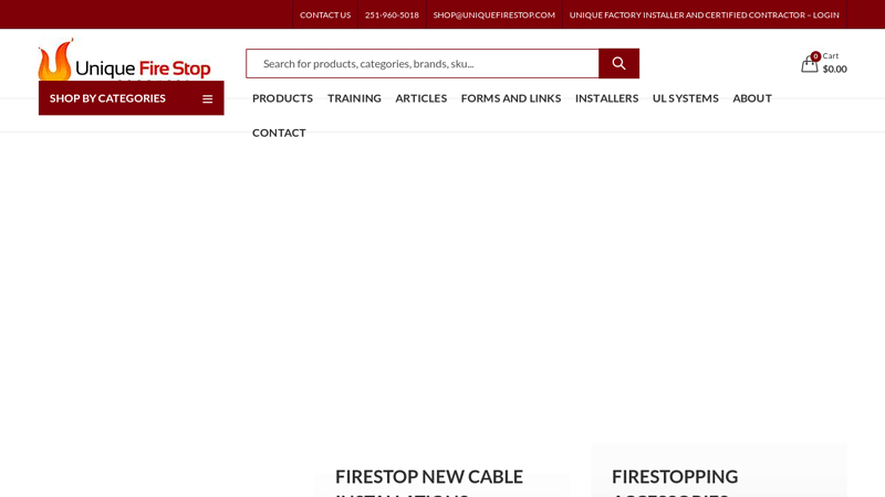Firestop Sleeves & Accessories | Unique Fire Stop Products