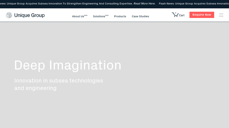 Innovation in Subsea & Offshore Technologies and Engineering | Unique Group