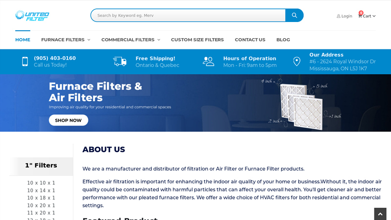 Furnace Filters | HVAC & Air Conditioner Filters | United Filter