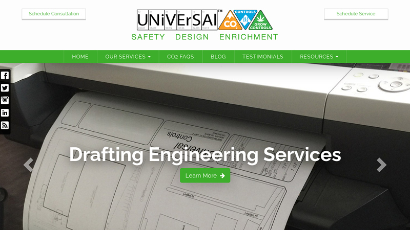 Universal Grow Controls | Custom CO2 Monitoring Systems | CO2 Environmental Control | CO2 Enrichment