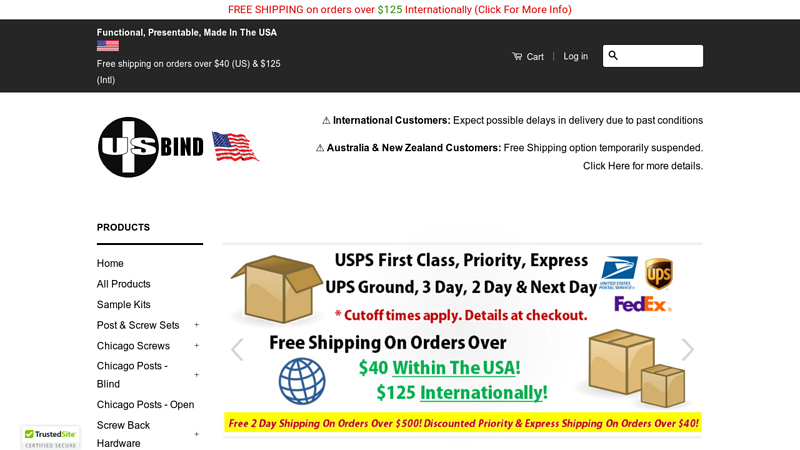 Screw and Post Binding Manufacturer | Made in the USA