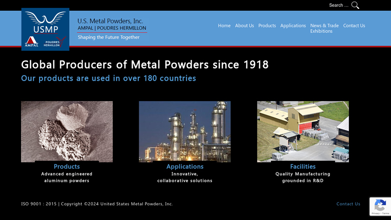 U.S. Metal Powders, Inc. C Aluminum Powder Manufacturer | Shaping The Future Together