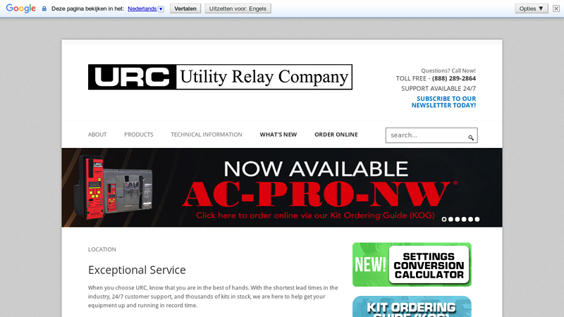 Utility Relay Company
