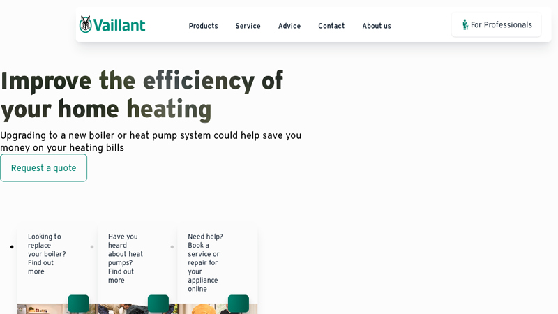 Vaillant UK | Leading boilers, heat pumps and heating systems