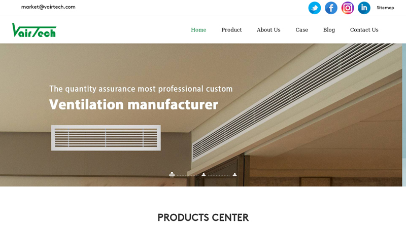 VAIRTECH Ventilation Grille, Ceiling Air Vent Covers, Supply Air Diffuser
