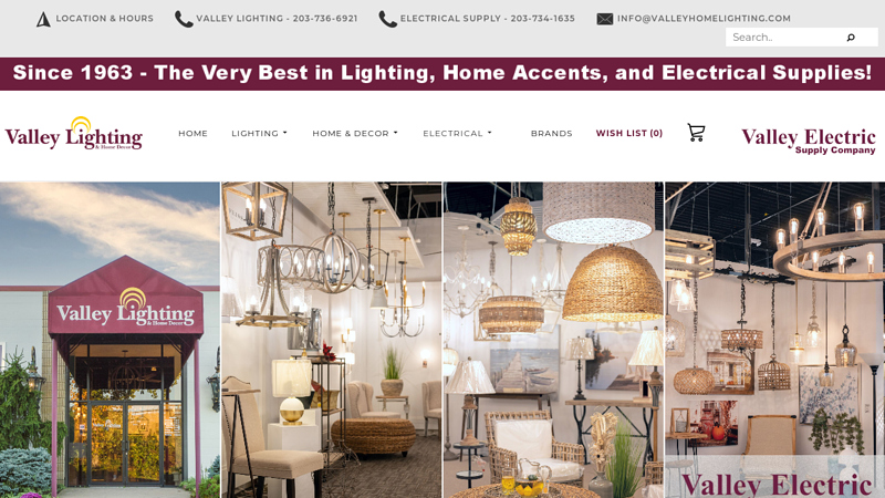 Valley Lighting and Home Decor, Lighting Showroom; Valley Lighting
