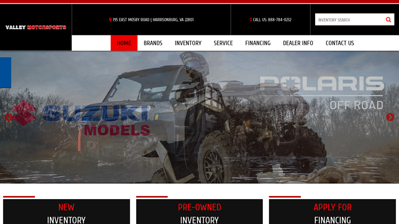 Valley Motorsports, Inc, Harrisonburg VA | Polaris, Kayo Dealer