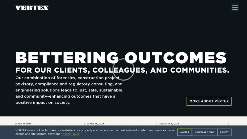 VERTEX | Forensics, Engineering, Environmental, Construction Project Advisory