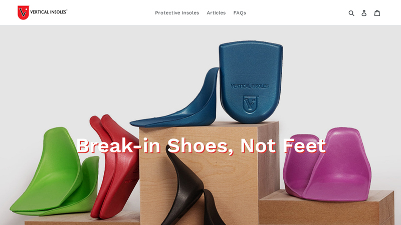 Vertical Insoles Heel Blister Protection C VerticalInsoles