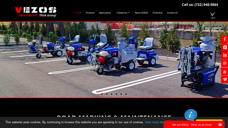 Vezos Contractor Equipment | Airless, Marking, Sanding