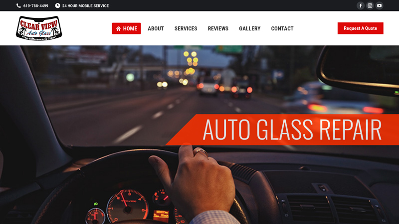Clear View Auto Glass Repair Windshield Replacement San Diego