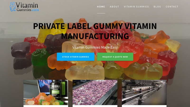 Private Label Vitamin Gummies Supplement Manufacturing Services