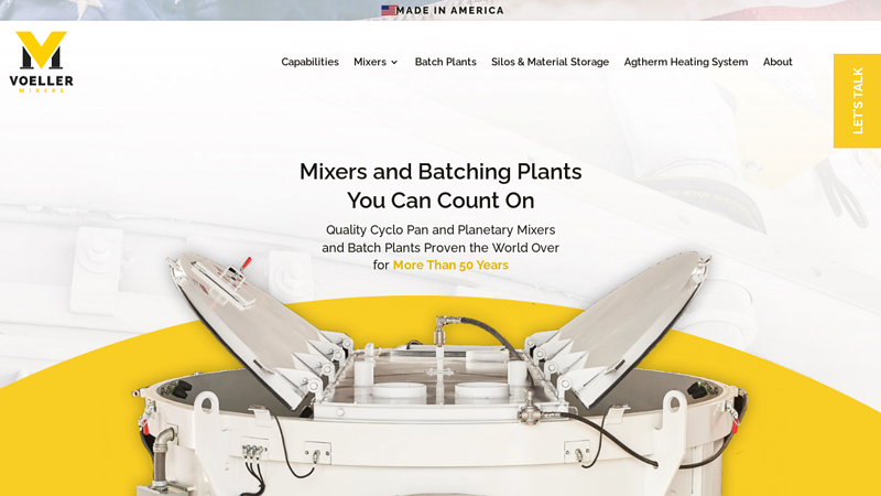 Concrete Mixers and Batching Plants | Voeller Mixers