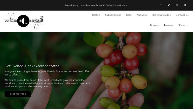 Voyager Espresso | Specialty Coffee Roasters & Cafes C Voyager Espresso coffee