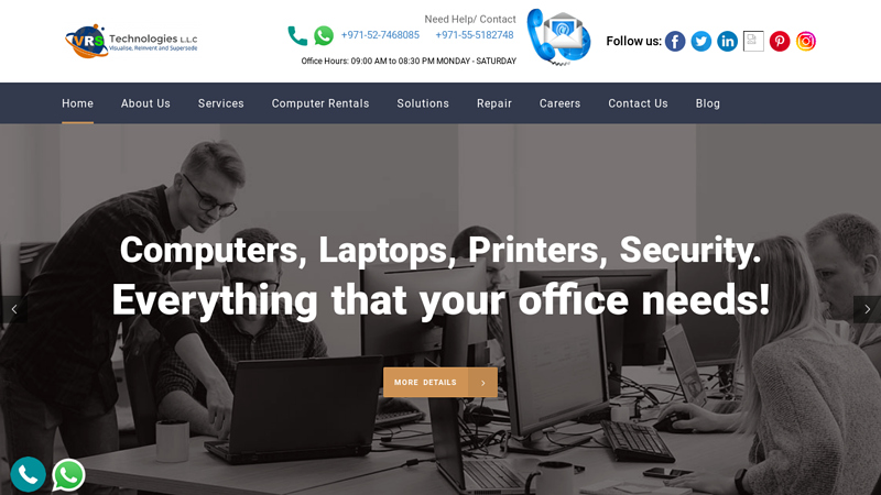 VRS Technologies | IT Rentals, Leasing - Structured Cabling, PABX, IT AMC, CCTV