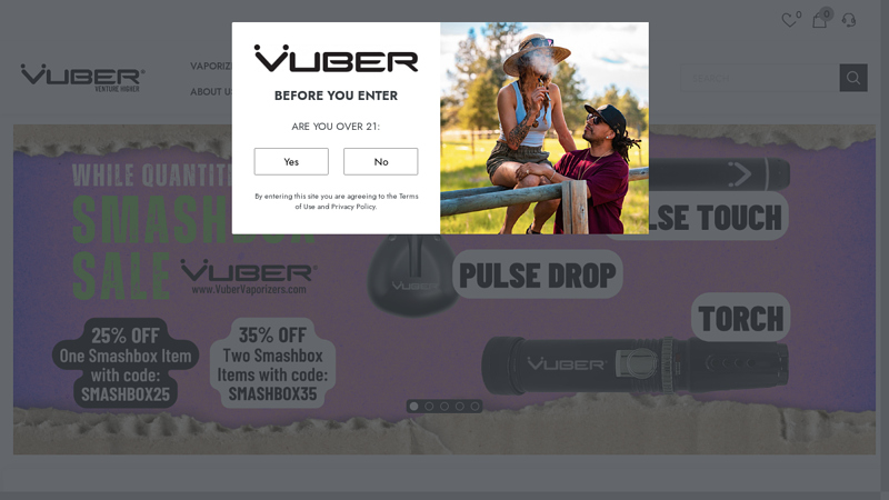 Vuber Vaporizers: Vape Products & Devices - Wholesale - Cartridges C Vuber Technologies