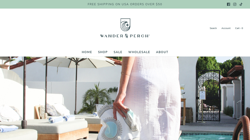 Chic Wet Swimsuit Bags and Wet/Dry Travel Pouches C Wander & Perch