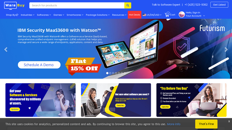 Online Platform To Buy Packaged Business Software Solution | Warebuy