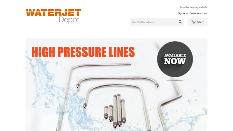 Waterjet Depot Online Store