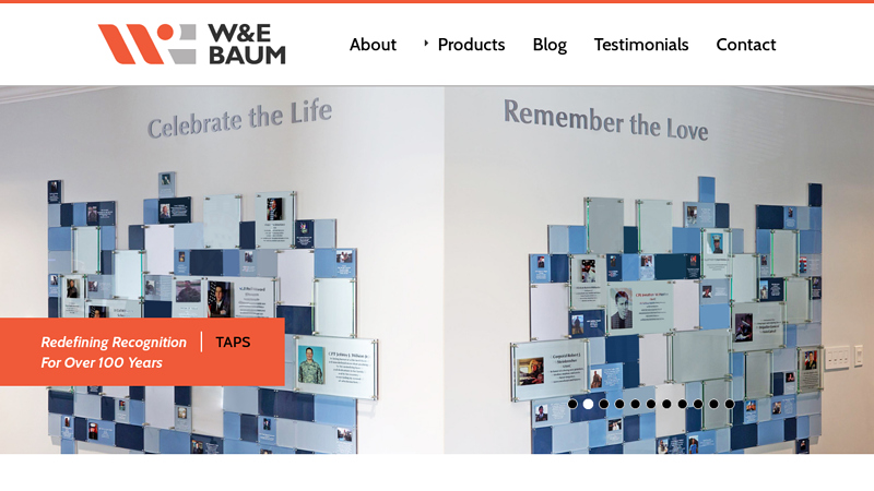 W & E Baum - Donor Recognition Designs & Products