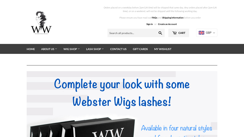 Webster Wigs