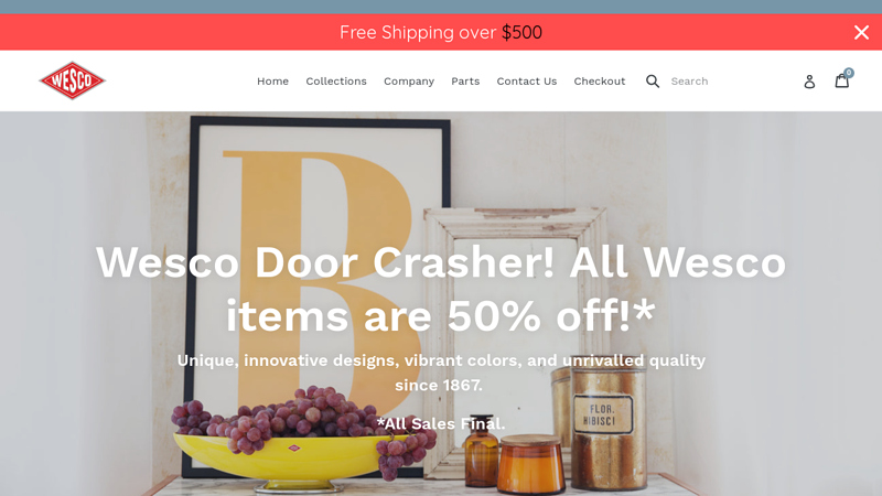 WESCO US - Waste collectors, Kitchen & Bathroom accessories C Wesco