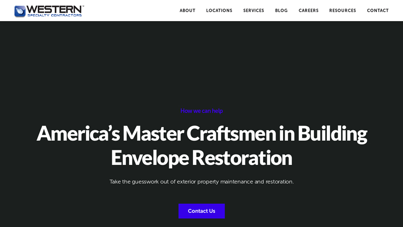 Americas Master Craftsmen in Building Repair - Western Specialty Contractors