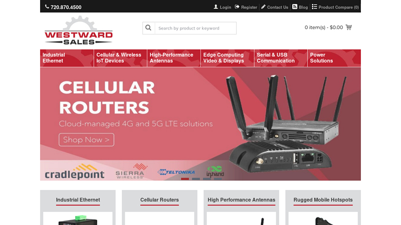 Industrial Networking & Electronics | Ethernet Switches | Westward Sales