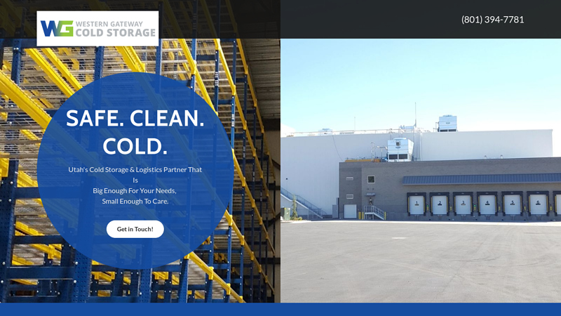 Cold Storage Salt Lake City, Utah - Refrigerated Warehousing Service