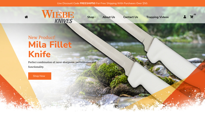 Wiebe Knives ~ Wicked Sharp For Skinning and Fleshing Fur Harvesting
