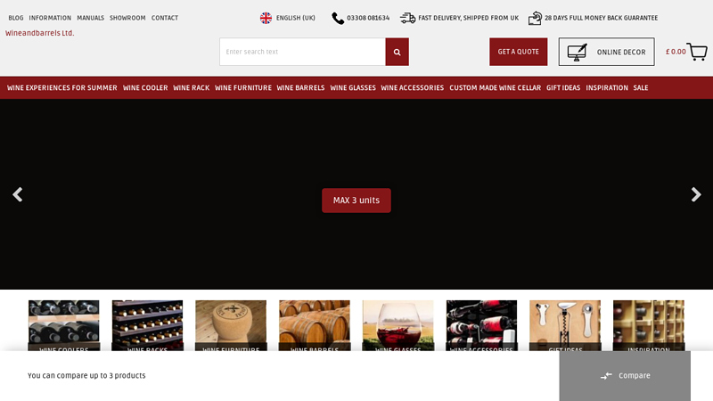 Wineandbarrels - Find a good selection of wine accessories