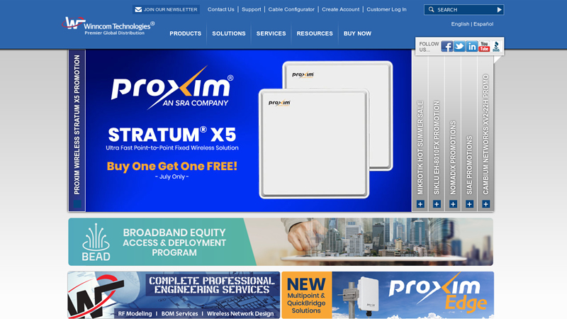 Wireless Broadband, Point-To-Point, Multipoint Wireless & Networking Solutions
