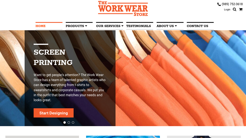 Home | Custom Screen Printing & Embroidery | The Work Wear Store