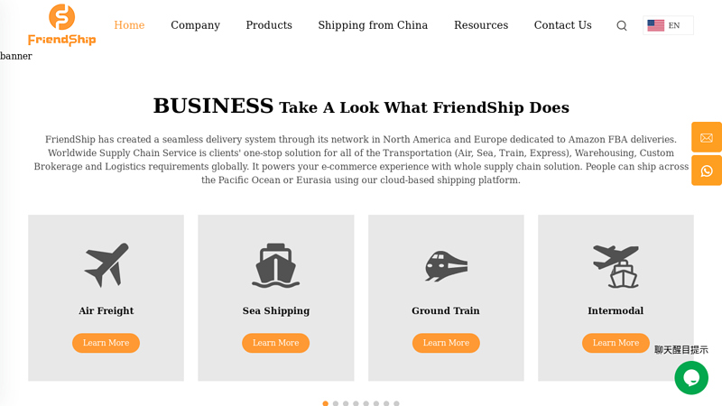 Freight Forwarder, China Shipping, Amazon Global Logistics, Air&Sea Freight Services-FriendShip