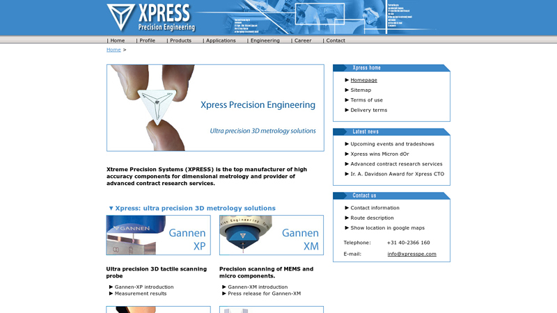 Xpress Precision Engineering B.V. - Ultra Precision Metrology Solutions