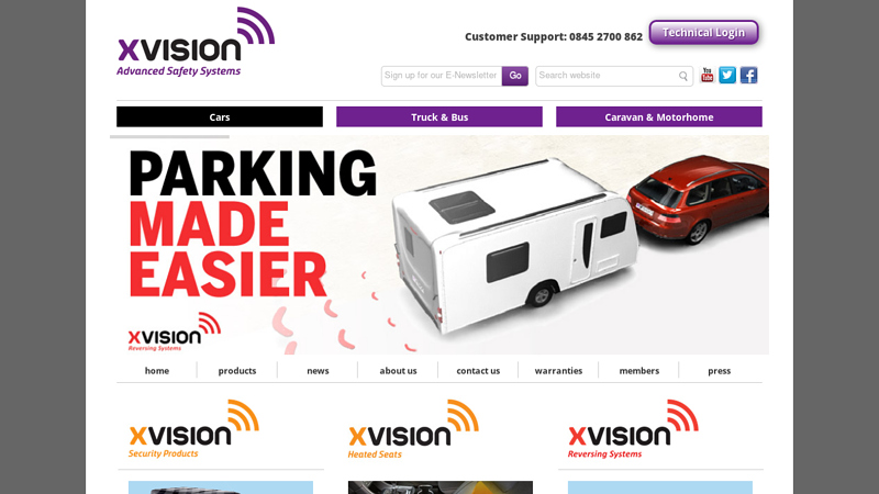 Parking Sensors - Xvision - X-Wire - SCC Worldwide Limited