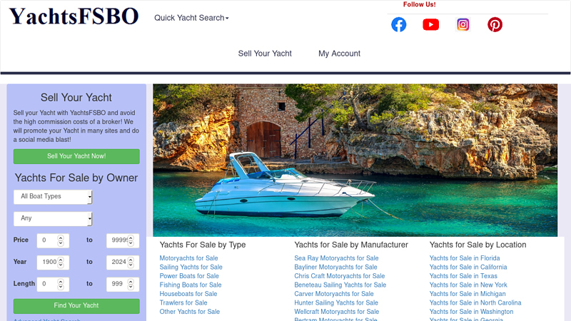 YachtsFSBO - Yachts for Sale by owner | Sell your Yacht with no commission