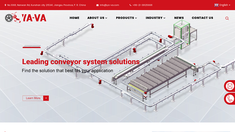 Motorized Spiral Conveyor, Flexible Spiral Conveyor, Chain Type Pallet Conveyor - YA-VA