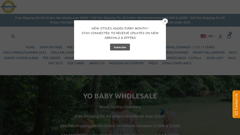 girls clothing dresses wholesale boutique infant clothing kids wear C Yo Baby Wholesale
