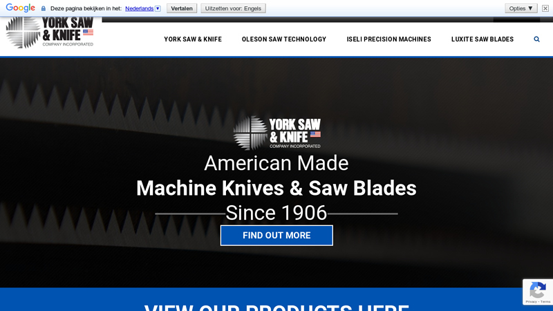 York Saw & Knife Co | Custom Industrial Knives & Saw Blades