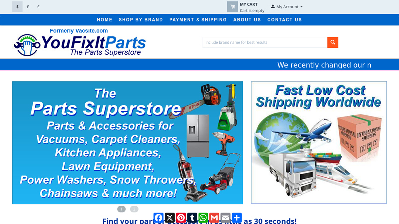 YouFixItParts Superstore