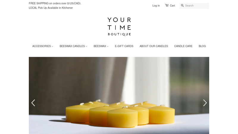 Your Time Boutique, beeswax candles, beeswax, Canada Your Time Candles