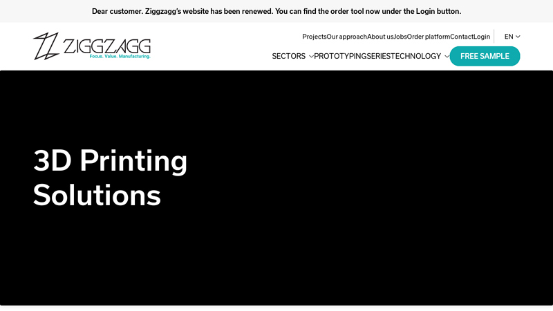 Ziggzagg - 3D Printing services